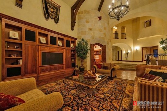 美國(guó)別墅裝修 豪華歐式別墅裝修效果圖